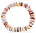 Genuine Oyster Shell Stretch Bead Bracelet BX119767